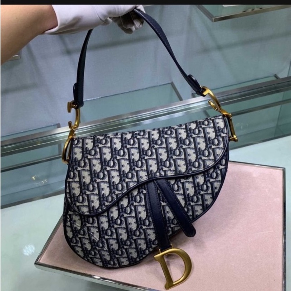 Authentic Dior Saddle Bag